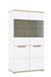 Пенал витрина в гостиную из ДСП+МДФ низкая VALLES C Blonski - изображение 1