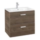 Тумба с умывальником в ванную ROCA VICTORIA BASIC 60.5x56.5x46см подвесная коричневый A855854423 - изображение 1