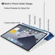 Силиконовый чехол обложка Transparent + Pencil Holder BBM1 для iPad Pro 11’’ 2018/2020 Морской Синий - изображение 3