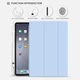 Силиконовый чехол обложка Transparent + Pencil Holder BBM1 для iPad Pro 11’’ 2018/2020/2021/2022 Голубой - изображение 2