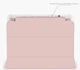 Силиконовый чехол обложка Transparent + Pencil Holder BBM1 для iPad Pro 12.9’’ 2021/2022/Air 13" 2024(M2)/2025(M3)/2026(M4) Розовый - изображение 7