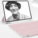 Силиконовый чехол обложка Transparent + Pencil Holder BBM1 для iPad Pro 11’’ 2018/2020/2021/2022 Розовый - изображение 5
