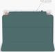 Силиконовый чехол обложка Transparent + Pencil Holder BBM1 для iPad Pro 12.9’’ 2021/2022 Темно-зеленый - изображение 9