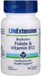 Фолат + B12 Life Extension BioActive Folate & Vitamin B12 90 вегетарианских капсул (737870184294) - изображение 1