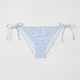 Нижняя часть купальника женская H&M 6297589dm 42 Белая в голубую полоску (PS2030000094899) - изображение 1