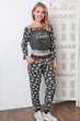 Костюм кофта + штани Fleur Lingerie КВАНДОР 54 сірий антрацит серця - зображення 1