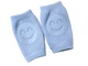 Наколенники для детей Kids Socks антискользящие c силиконовым мягким смайлом Голубой Без Бренда - изображение 1