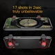 Геймпад тригери L1 R1 з кнопками Baseus для Pubg Standoff Fortnite Call of Duty Прозразчные - зображення 5