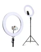 Кільцева Лампа RING FILL LIGHT 26см на штативі (2,1м) із тримачем для телефону, лампа блогера, Лед лампа - изображение 4