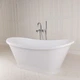 Ванна из искусственного камня Fancy Marble Newton 160.7х65 см - изображение 2