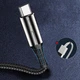 Кабель ColorWay USB - USB Type-C (M/M), Zinc Alloy + Led, 2.4 А, 1 м, Black (CW-CBUC035-BK) - изображение 8