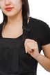 Фартук для повара бармена официанта барбекю с нагрудником ONE SIZE черный - изображение 8