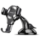 Автодержатель Baseus Osculum Type Gravity Car Mount Black + Silver (SUYL-XP0S) - изображение 2