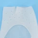 Белая силиконовая накладка без пальцев защита стопы мини носки - изображение 2