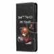 Чохол-книжка Deexe Color Wallet для Xiaomi Mi 9T / Redmi K20 / Redmi K20 Pro - Brown Bear and Warning Words - зображення 2