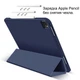 Силиконовый чехол обложка + Pencil Holder BBM1 для iPad Pro 11’’ 2021/2022 Синий - изображение 5