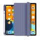 Силиконовый чехол обложка + Pencil Holder BBM1 для iPad Pro 11’’ 2021/2022 Серо-фиолетовый - изображение 1