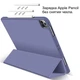 Силиконовый чехол обложка + Pencil Holder BBM1 для iPad Pro 11’’ 2021/2022 Серо-фиолетовый - изображение 7