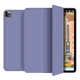 Силиконовый чехол обложка + Pencil Holder BBM1 для iPad Pro 11’’ 2021/2022 Серо-фиолетовый - изображение 13