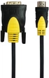 Кабель Maxxter CCBP-HDMI-DVI-1.8 HDMI на DVI 1.8 м (CCBP-HDMI-DVI-1.8) - изображение 1