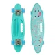 Пенниборд (Penny Board) SL-AS(108), дека с ручкой, колеса светящиеся (фламинго) - изображение 2