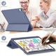 Силиконовый чехол обложка + Pencil Holder BBM1 для iPad Air 4 2020/Air 5 2022 10,9"/Air 11" 2024(M2)/2025(M3)/2026(M4) Серо-фиолетовый - изображение 2