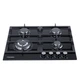 Газова варильна поверхня Pyramida pfg 647 black luxe - зображення 1