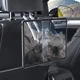 Автомобильный держатель на подголовник HOCO CA62 Handsome aluminum rear pillow in-car holder. Black-Silver - изображение 2