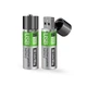 Аккумуляторы USB ColorWay (CW-UB18650-03) 18650 Li-Pol 1200 mAh BL 2шт - изображение 1