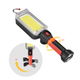Фонарь аккумуляторный Worklight ZJ-8859 COB с магнитом и крючком для подвешивания Черный - изображение 3