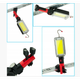 Фонарь аккумуляторный Worklight ZJ-8859 COB с магнитом и крючком для подвешивания Черный - изображение 6