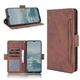 Чохол-книжка з кишеньками Deexe Wallet Stand для Nokia G10 / G20 - Brown - зображення 1