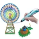 3D ручка c LCD дисплеем и набором эко пластика для 3Д рисования Pen 2 Синий - изображение 4