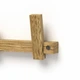 Вешалка настенная деревянная на 2 крючка Pab.objects Fence x2 Дуб 19см (pab0010) - изображение 4