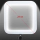 Квадратна LED лампа 28 см з тримачем для смартфона UKC D35 - зображення 1