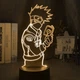 Настільний світильник-нічник Какаші Хатаке читає - Naruto настільна 3D Лампа PUBG16 Квітів (12784) - зображення 7