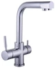 Смеситель кухонный Globus Lux lazer GLLR-0888 Chrom Хром комбинированный (11308) - изображение 1