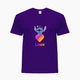Детская футболка Лайк Стич (Likee Stitch) (25186-1596) 134-140 см Хлопок Фиолетовый - изображение 1