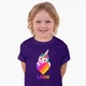 Детская футболка Лайк Единорог (Likee Unicorn) (25186-1597) 146-152 см Хлопок Фиолетовый - изображение 4