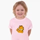 Детская футболка Гарфилд (Garfield) (25186-1945) 122-128 см Хлопок Розовый - изображение 4