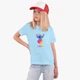 Детская футболка Лайк Стич (Likee Stitch) (25186-1596) 122-128 см Хлопок Голубой - изображение 2
