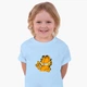 Детская футболка Гарфилд (Garfield) (25186-1945) 146-152 см Хлопок Голубой - изображение 4