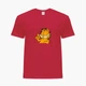 Детская футболка Гарфилд (Garfield) (25186-1945) 134-140 см Хлопок Красный - изображение 1