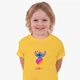 Детская футболка Лайк Стич (Likee Stitch) (25186-1596) 104-110 см Хлопок Желтый - изображение 4