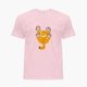 Детская футболка Гарфилд (Garfield) (25186-1944) 158-164 см Хлопок Розовый - изображение 1