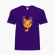 Детская футболка Гарфилд (Garfield) (25186-1944) 158-164 см Хлопок Фиолетовый - изображение 1