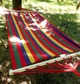 Гамак подвесной с каркасом 190х100 Планка 100см Hammock Темно-красный - изображение 5
