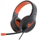 Наушники игровые MeeTion Gaming Backlit MT-HP021 LED подсветка Black-Orange - изображение 1