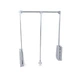 Гардеробный лифт Emuca Hang 12 кг 600-830 стальной (9283811) - изображение 1