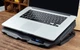 Подставка, столик для ноутбука с кулерами Laptop Cooler S18 с подсветкой до 17 дюймов + ЖК экран - изображение 2